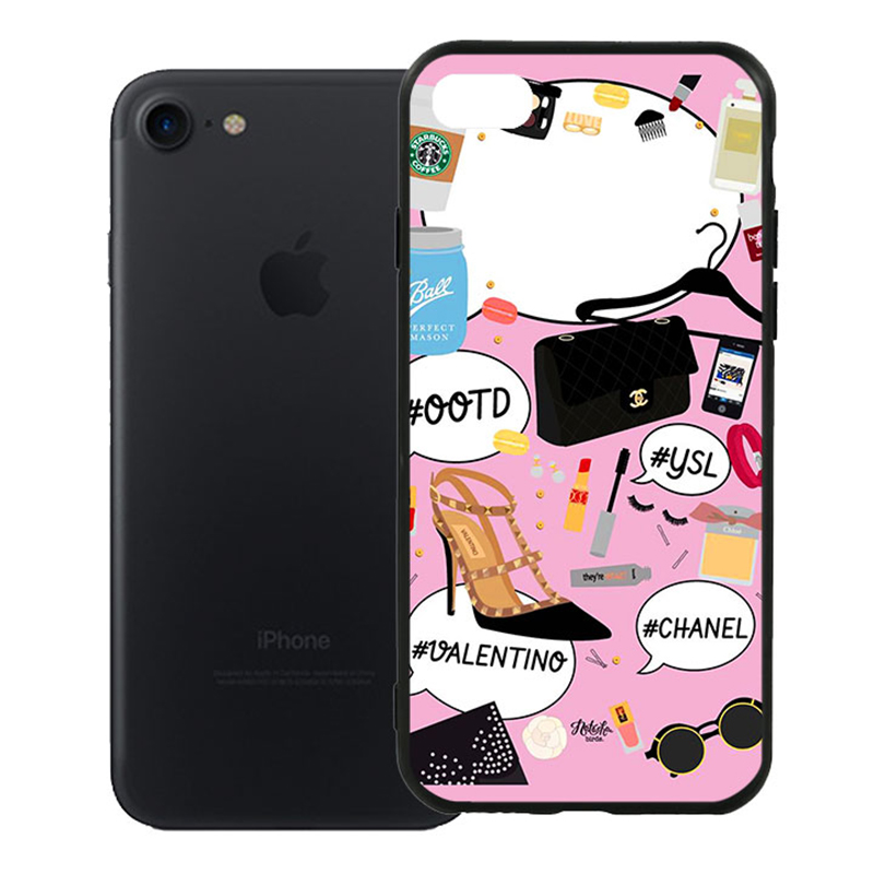 Ốp Lưng Viền TPU Cao Cấp Cho iPhone 7 - Dream Giirl 01
