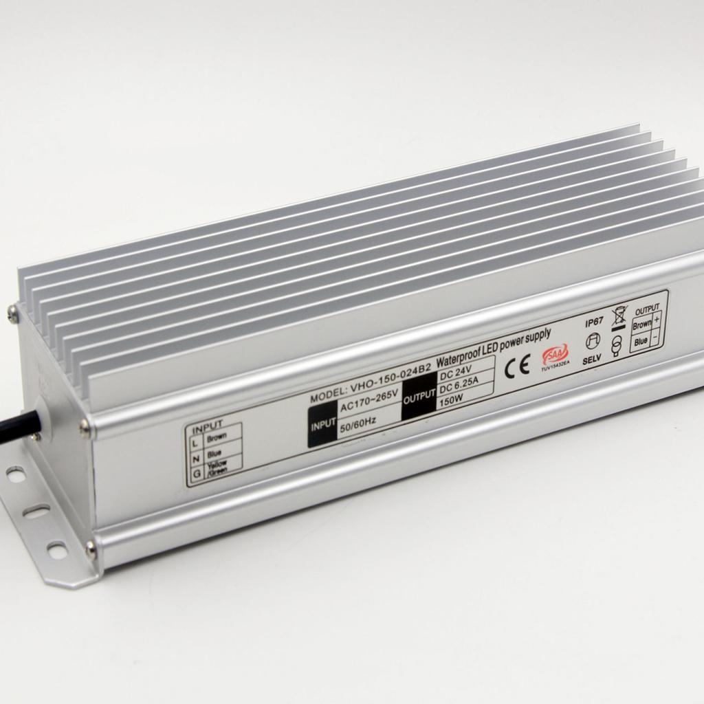 150W 24V Waterproof LED Driver Constant Voltage Power Supply Power Supply