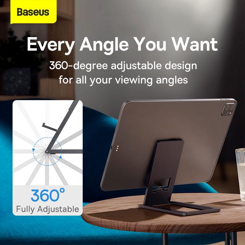 Giá Đỡ Điện Thoại Và Máy Tính Bảng Xếp Gọn Baseus Foldable Metal Desktop Holder