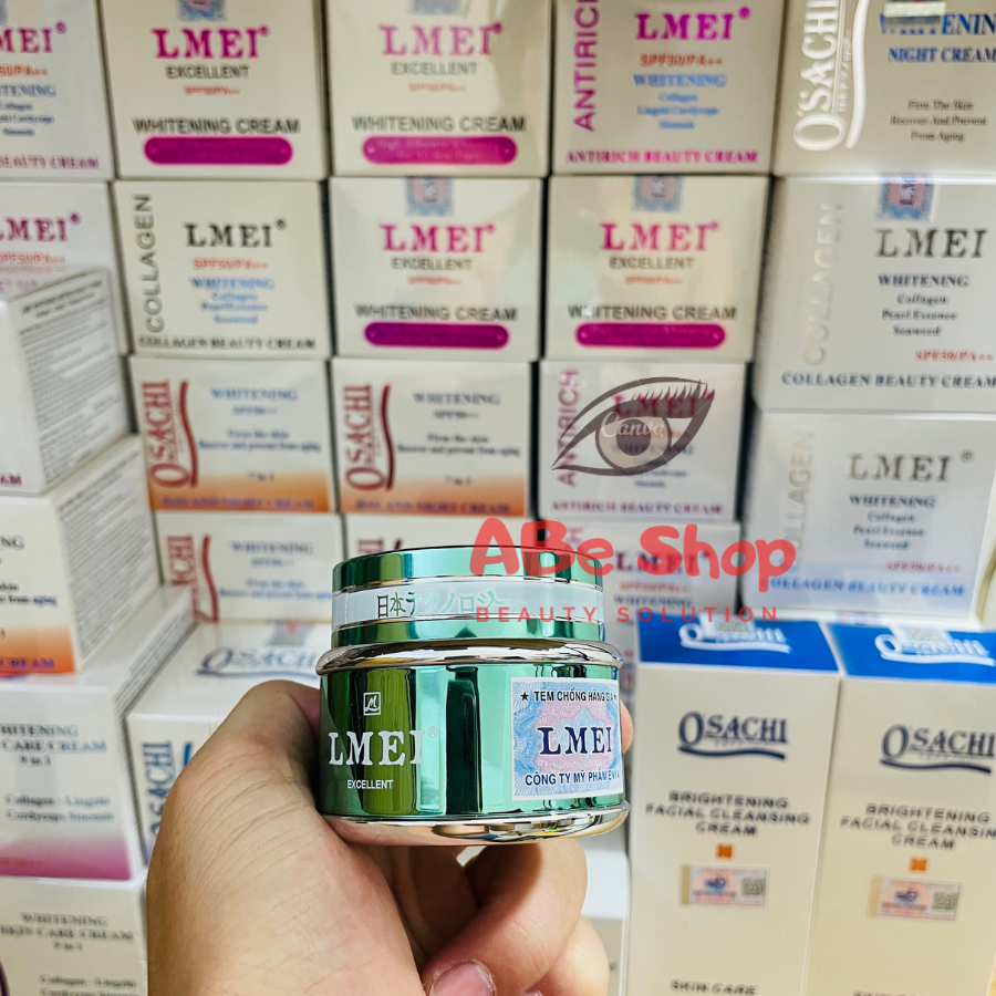 KEM LMEI XANH - LMEI WHITENING ANTI-AGING BEAUTY CREAM 20G