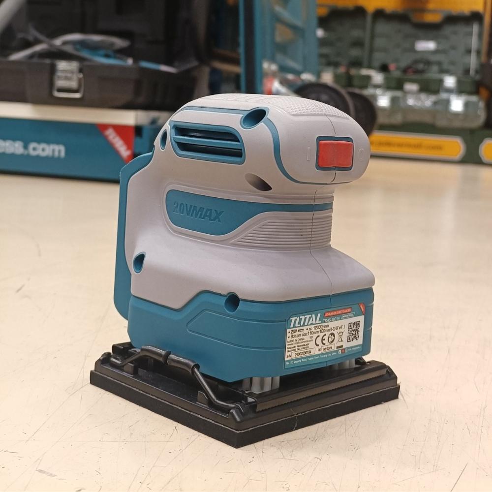 MÁY CHÀ NHÁM VUÔNG DÙNG PIN LITHIUM-ION 20V (KHÔNG KÈM PIN &amp; SẠC) TOTAL TSHSLI2014 - HÀNG CHÍNH HÃNG