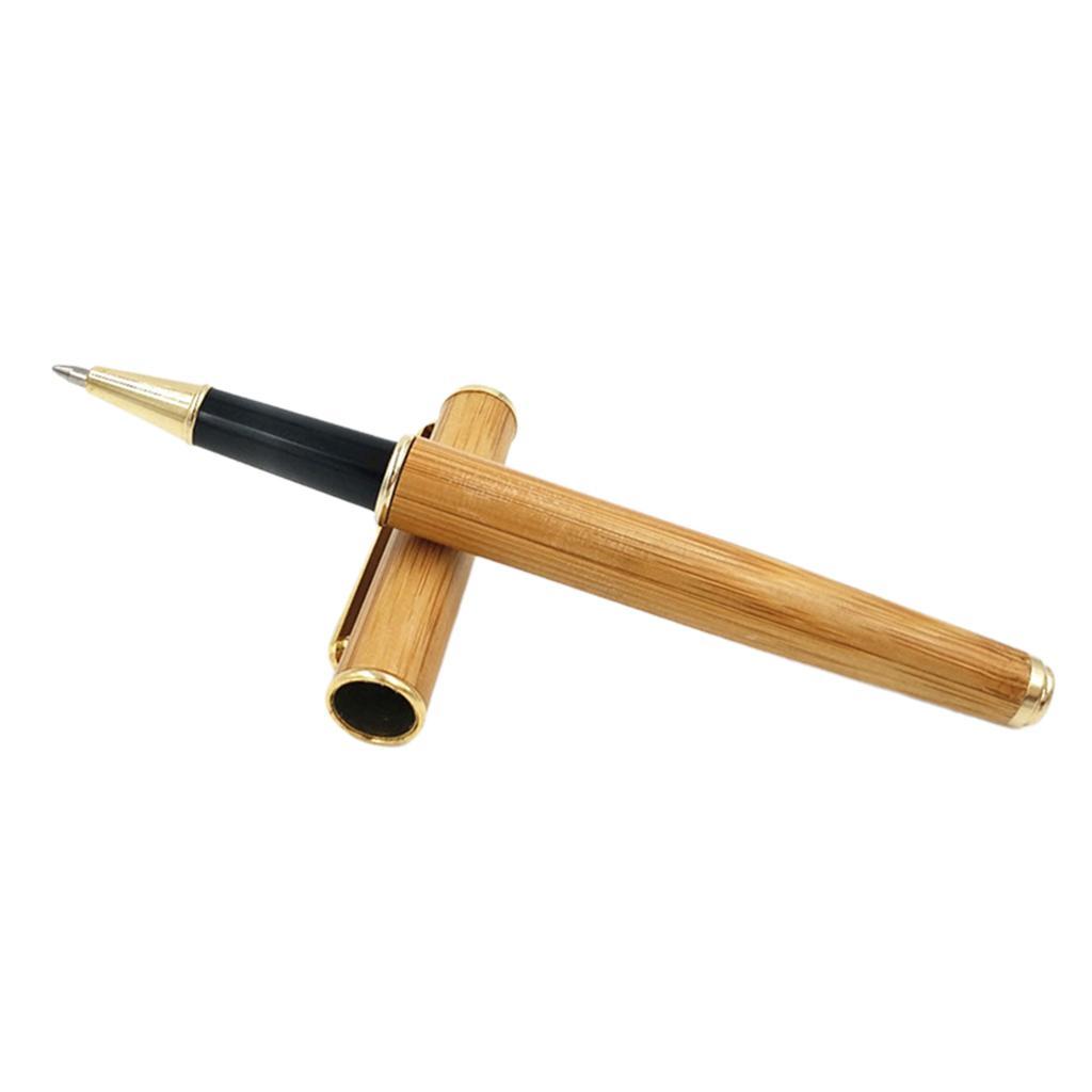 Premium Dark Rollerball Pen With Fine Tip / Black Ink Refill