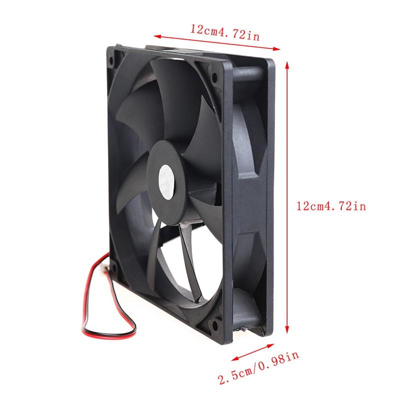 2cm High Speed Computer DC 12V 2Pin PC Case System Hydraulic Cooling Fan 12025