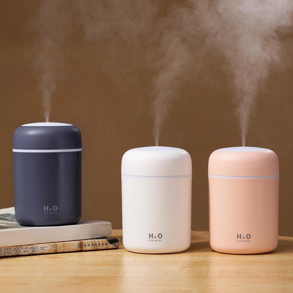 USB Humidifier with Essential Oil Diffuser Gray + 5 Pieces