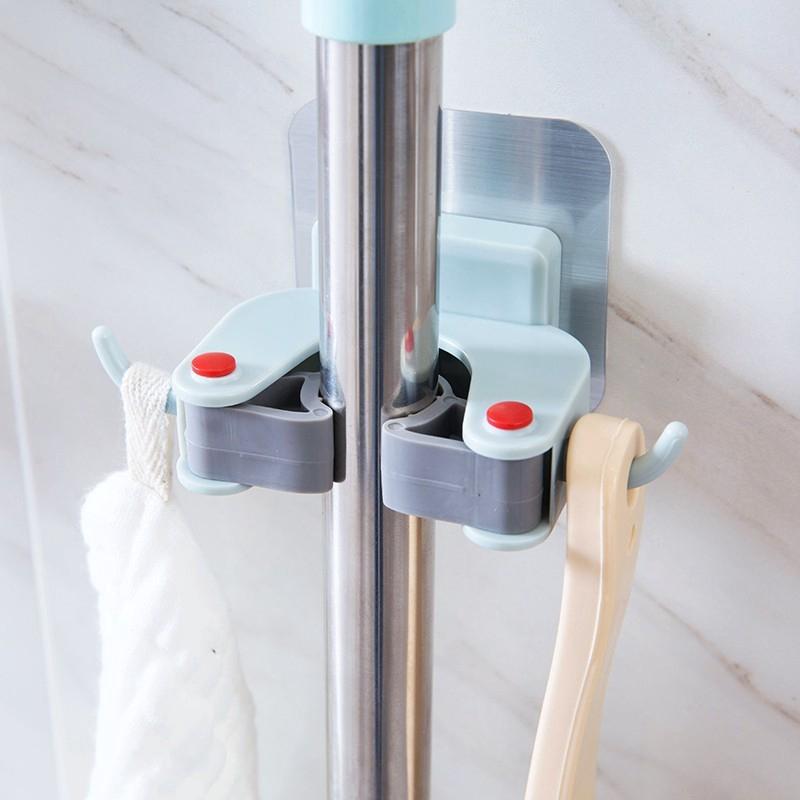 Móc dính treo chổi lau nhà tiện dụng - Hàng Chất Lượng
