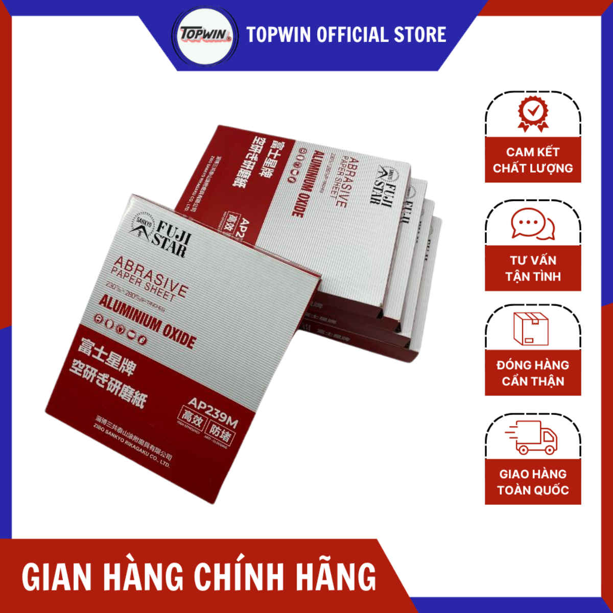 (1 Tờ) Giấy Nhám Khô FujiStar Màu Hồng Nhật Bản AA180-240-320-400-600 Loại Bỏ Hoàn Toàn Vết Xước Nhỏ, Lớp Sơn Cũ, Đánh Bóng Bề Mặt