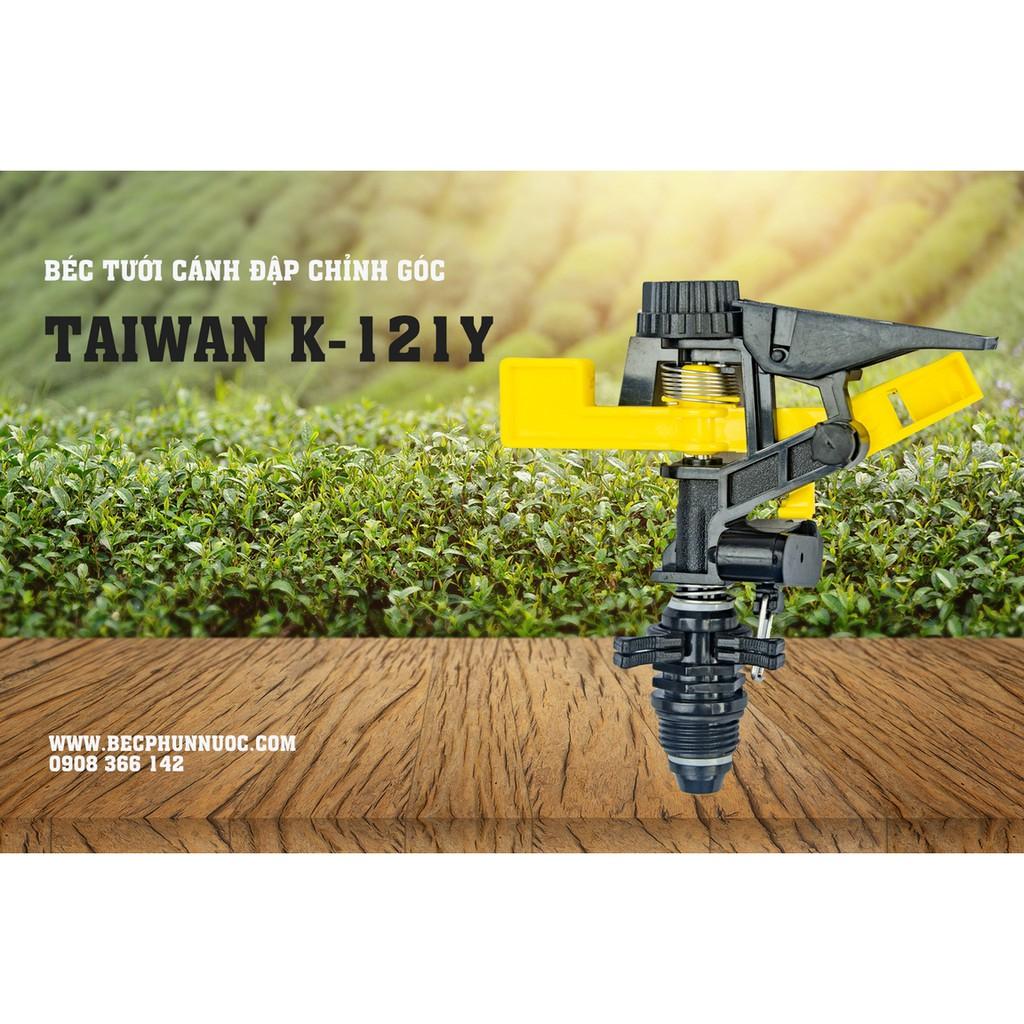 Béc tưới cây cánh đập tùy chỉnh góc ,xoay 360 độ, ren 21 Combo 50 cái Taiwan- K121Y