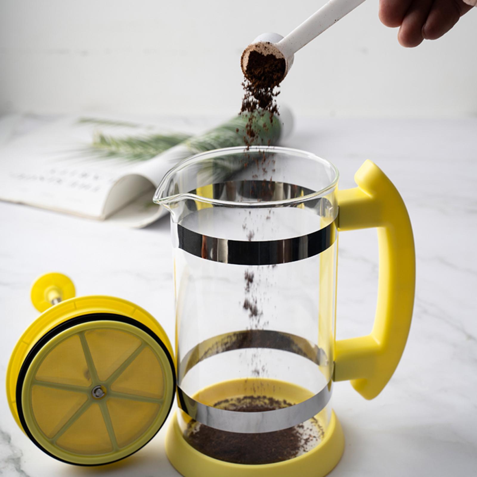 French Press Coffee Maker, 34OZ Coffee Maker, Heat Resistant Borosilicate Glass Tea Maker