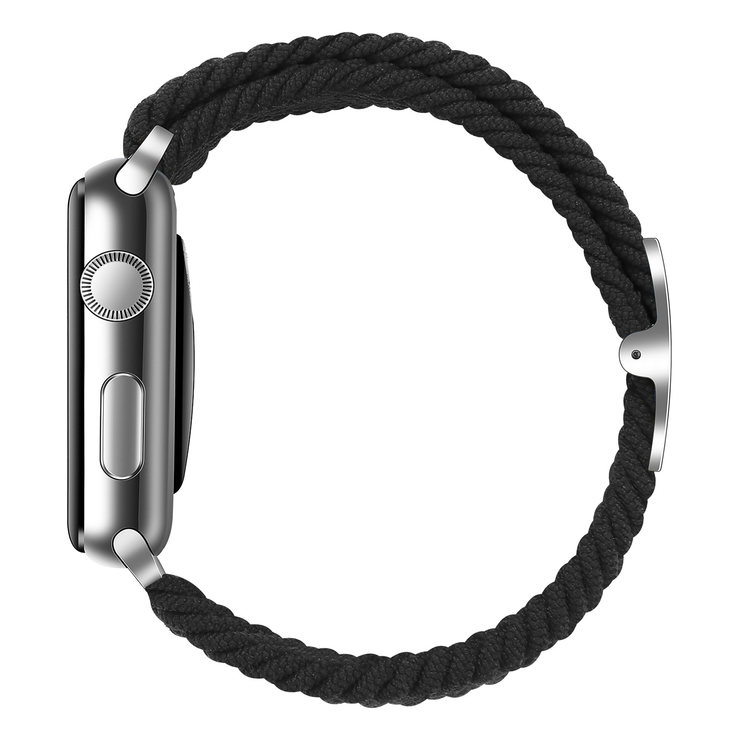 Dây Loop bện Nylon đàn hồi cho Apple Watch Size 38mm / 40mm / 41mm &amp; 42mm / 44mm / 45mm / 49mm