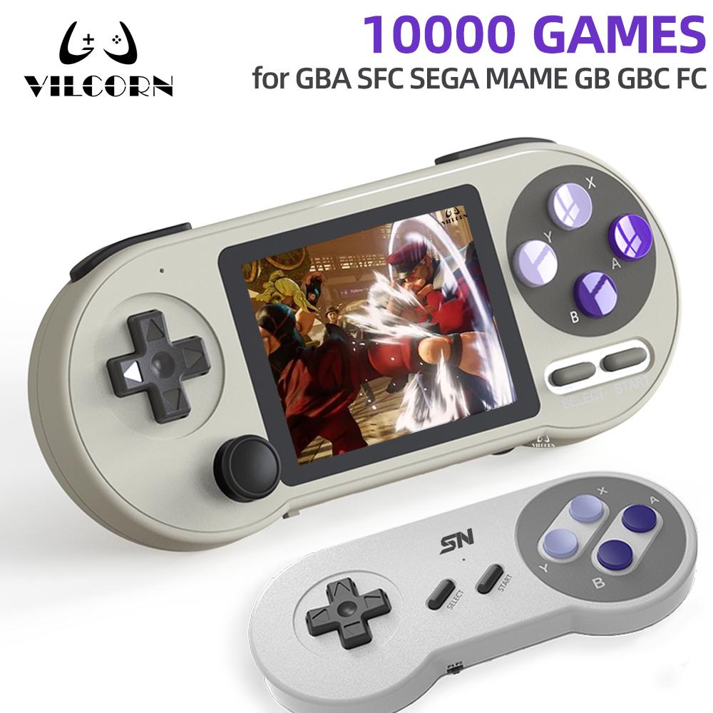 SF2000 Retro Máy Chơi Game Cầm Tay 10000 Trò Chơi Trẻ Em IPS Mini Máy Chơi Game Di Động Cho Everdrive SNES GBA Sega Dendy Màu: 6000 và 900 BR 2P