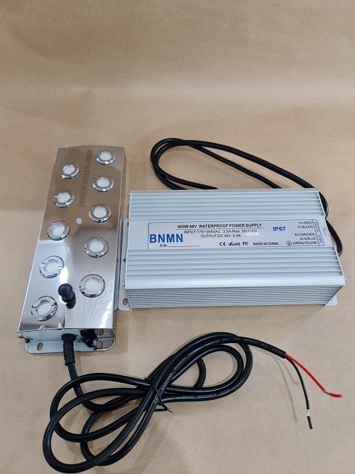 Thiết bị Vỉ 10 mắt + nguồn 48V7.5A dung để tạo độ ẩm và phun sương cho nhà vườn