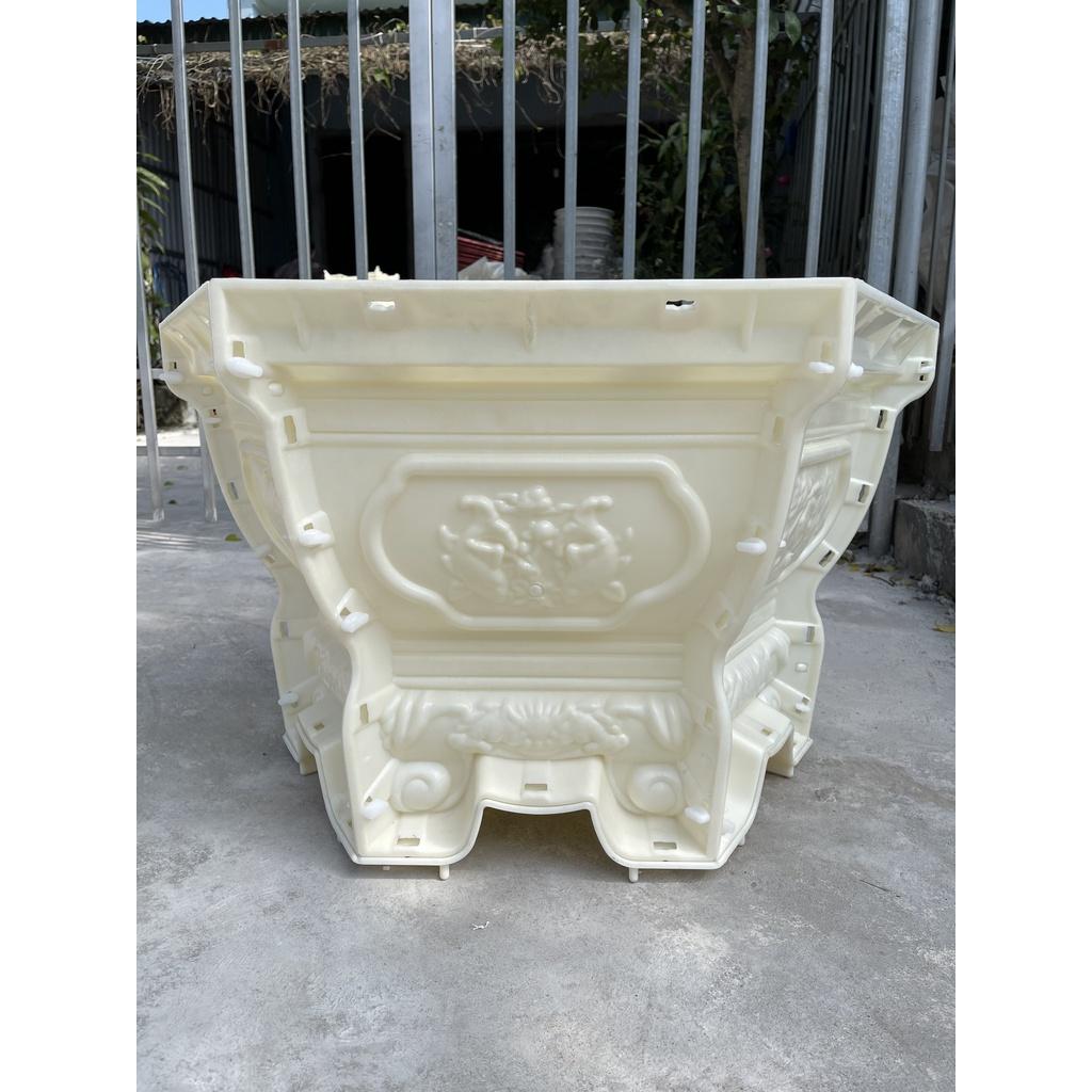 Khuôn Đúc Chậu Cảnh Lục Giác 68cm Chân Liền
