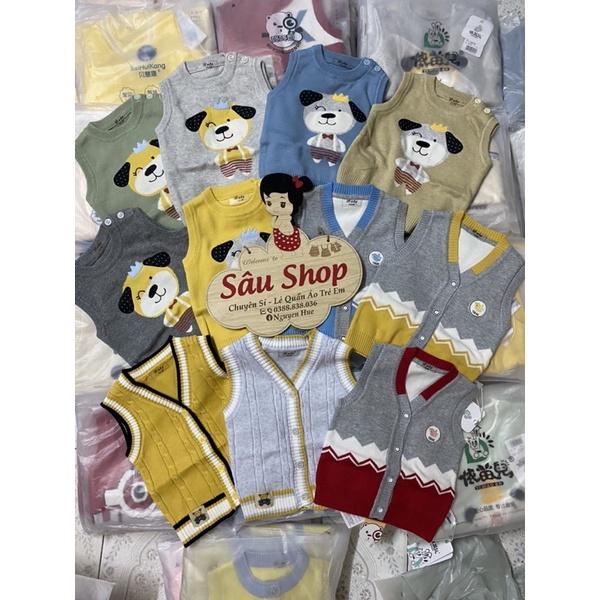 Áo len gile mềm mịn cho bé