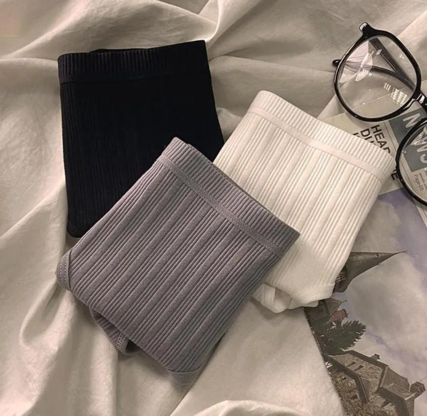 Quần lót nữ cotton gân tăm viền thun, thoáng khí, thấm hút mồ hôi, thoải mái Wo
