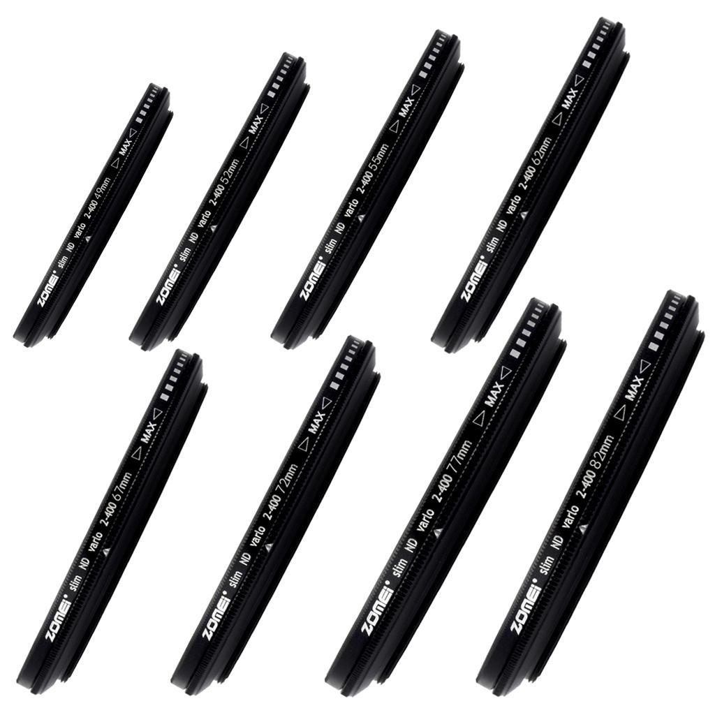 Adjustable  2-400 Variable  Filter for 49mm