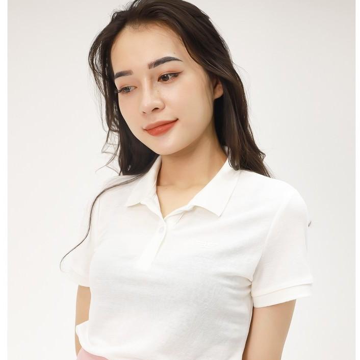 Áo Polo nữ cổ bẻ phối UCO vải cotton cá sấu cao cấp, dáng đẹp, thêu họa tiết màu trắng, xanh, navy ATS0497 -