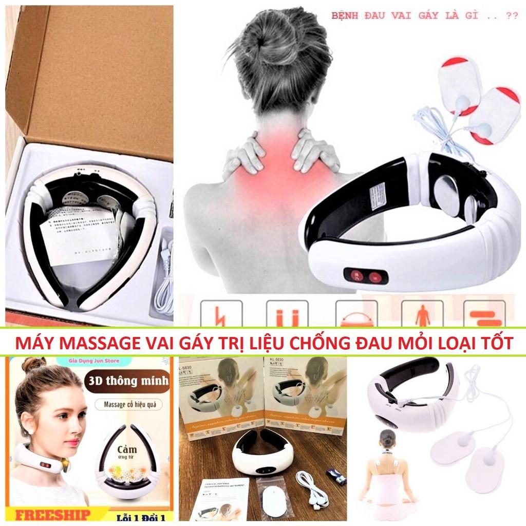 Máy massage cổ chống đau mỏi vai gáy hiệu quả cải thiện giấc ngủ công nghệ nhật bản loại tốt
