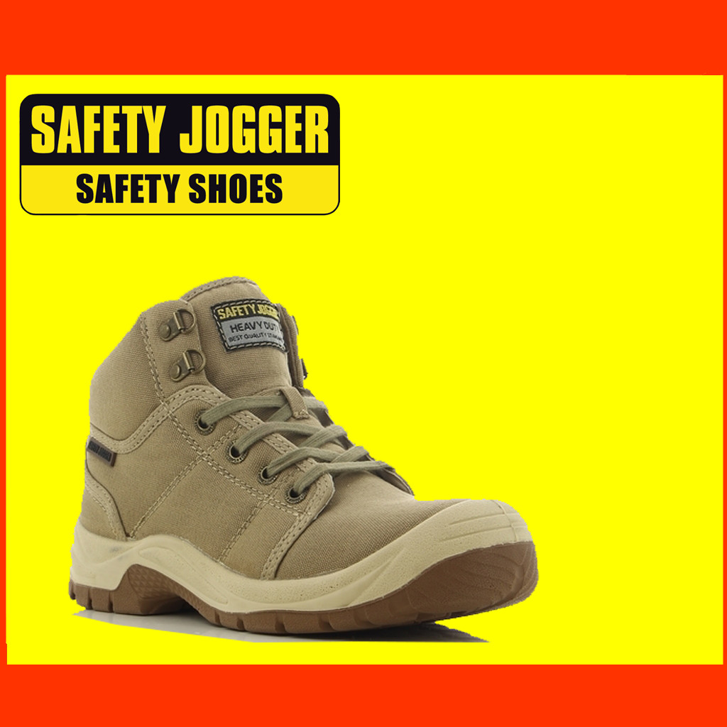 Giày Bảo Hộ Lao Động Safety Jogger Desert 011, Da Chất Lượng Cao, Đế PU, Chống Đâm Xuyên, Va Đập