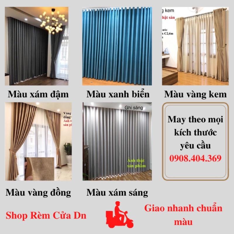 Rèm cửa sổ chống nắng 99% giá cực rẻ,siêu đẹp nhiều màu,tặng kèm dây vén đẹp,free ship toàn quốc