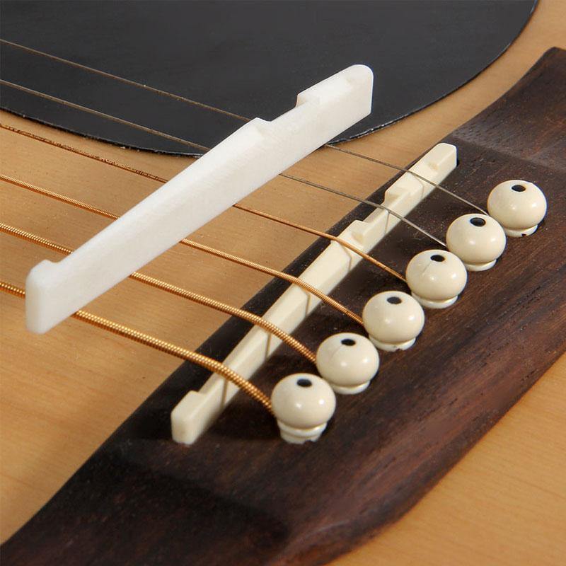 2pcs/set bone guitar bridge addle cho 6 chuỗi guitar cổ điển guitar nhạc cụ nhạc cụ guitar phụ kiện phụ kiện