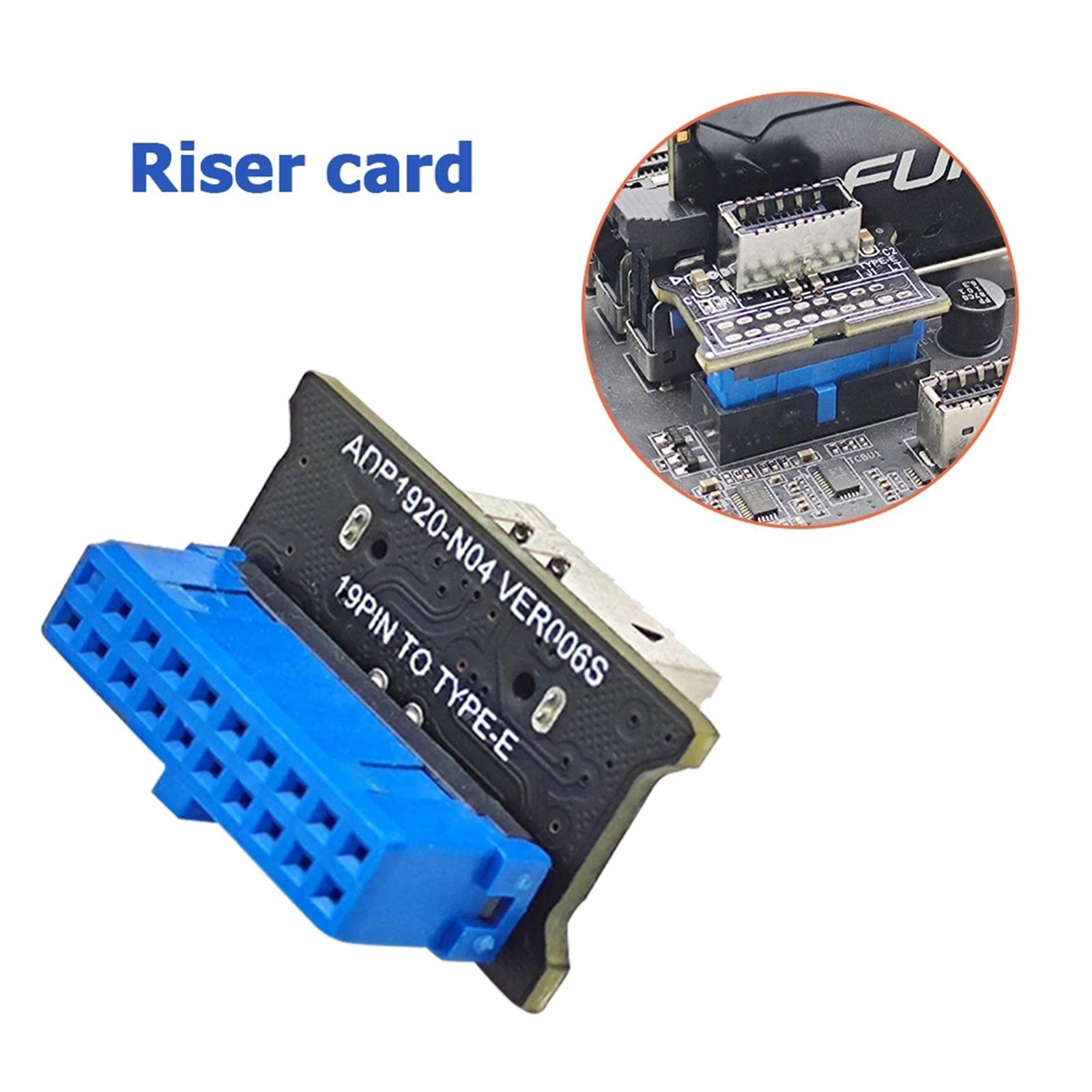 Mainboard USB 3.0 19PIN to 3.1 Type-° Converter  19 Pin