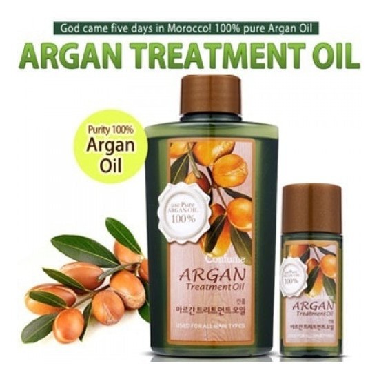 Tinh dầu thảo dược Argan Confume Argan Treatment Oil Hàn Quốc 120/25ml tặng móc khóa