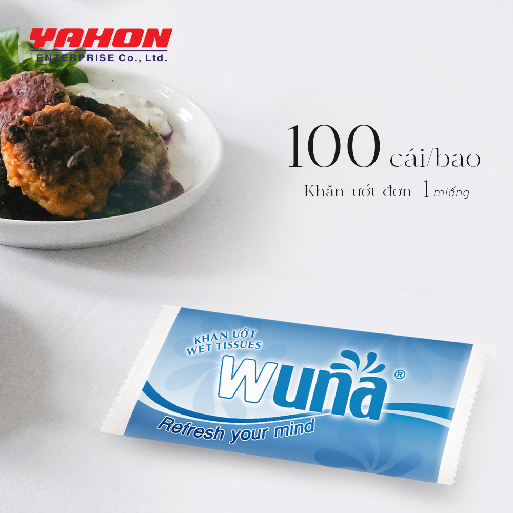 Combo Bao Khăn Ướt WUNA S 100 Cái/Bao