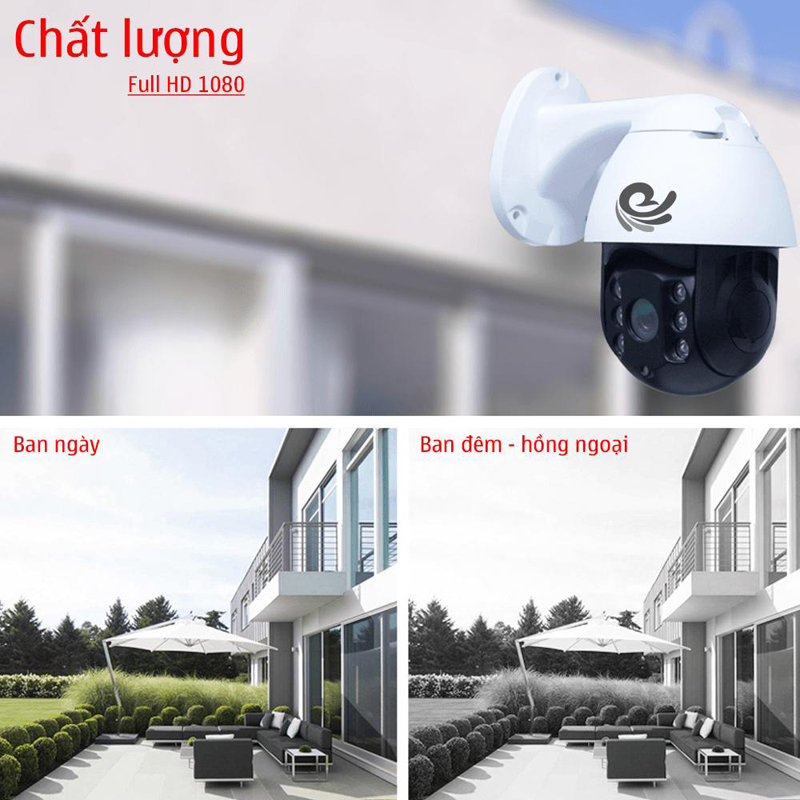 Camera WIFI độ phân giải 2.0Mpx xoay theo chuyển động, có báo động, đàm thoại 2 chiều, hình ảnh cực sắc nét 19HS200W