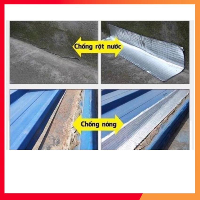 Băng Keo Chống Dột Mái Tôn NHẬT BẢN LOẠI TỐT 5mx5cm/ 5mx10cm - Băng Dính Chống Thấm Nước Trần Nhà