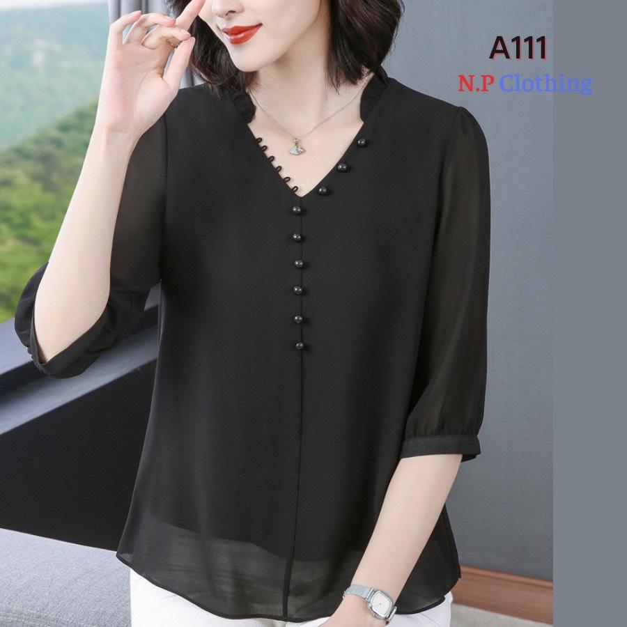 Áo Sơ Mi cách điệu trung niên kiểu dáng thanh lịch