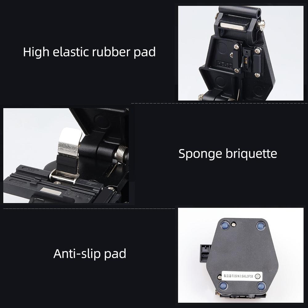 HB-6C Optical Fiber Cleaver Cable Cutting Tool High Precision Optical Fiber Cleaver Stable Angle Stainless Steel Slides