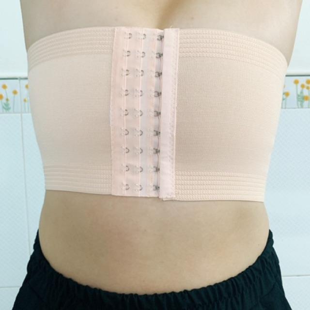 Bản Nịt Ngực Tomboy Ngang 15cm Không Viền Gen Thun Khóa Cài Hông Thể Thao Định Hình Cố Định Vòng 1 Bigsize Nguyễn Nguyên
