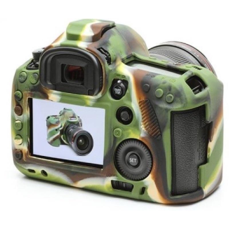 Vỏ cao su - Cover dành cho máy ảnh Canon 5D3/5DS/5DSR (màu camo)