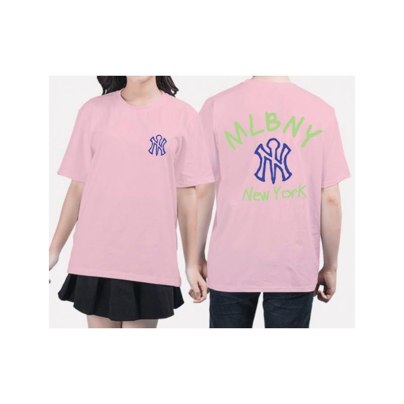 ÁO THun tay lỡ, ÁO PHom rộng cotton in hình NY chắc nét cho cả nam và nữ