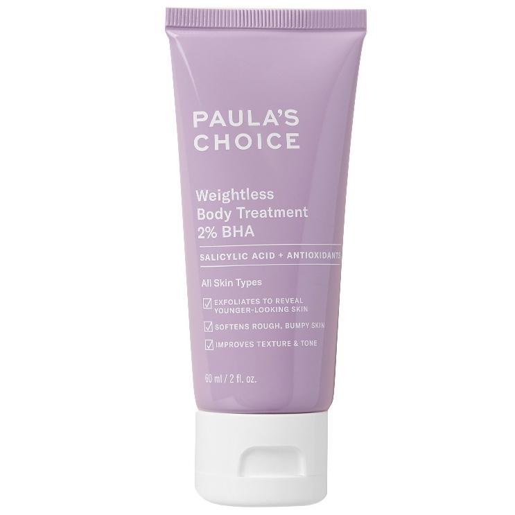 Kem Dưỡng Thể BHA Ngăn Ngừa Viêm Nang Lông Chứa 2% BHA Paula's Choice Weightless Body Treatment 2% BHA 210ml
