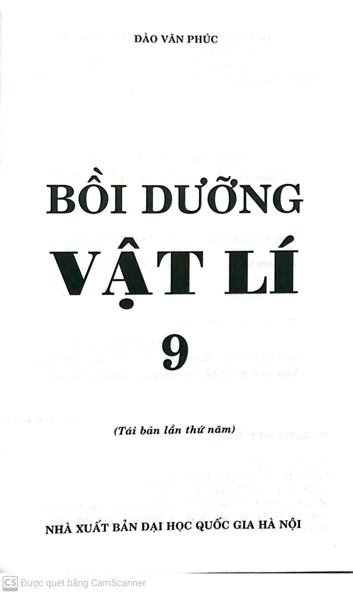 Bồi Dưỡng Vật Lí 9