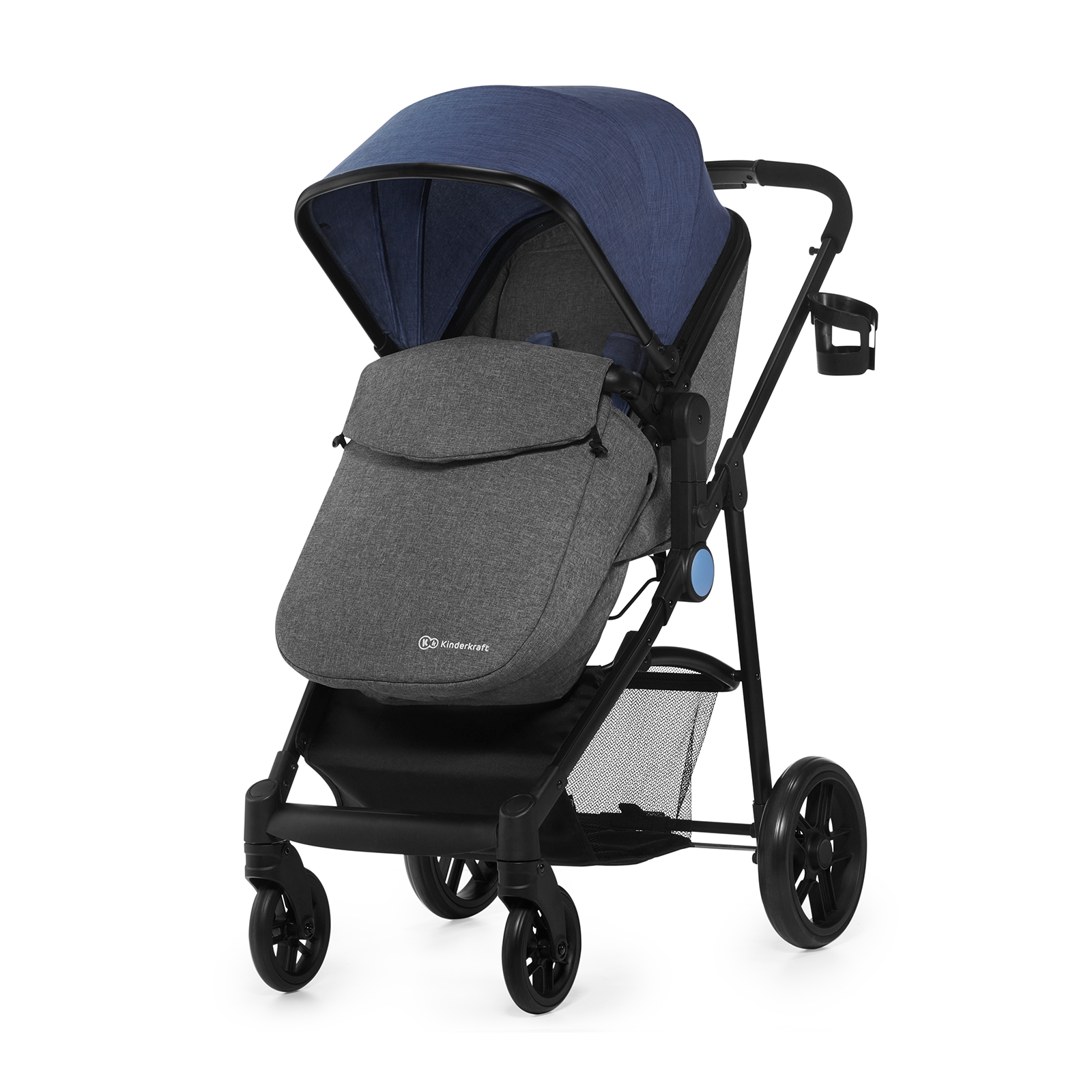 Bộ xe đẩy Kinderkraft Juli 2in1 cho bé từ 0 tháng tuổi đến 15kg - Xe đẩy, xe nôi - Hàng chính hãng