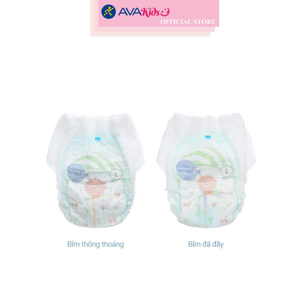 Tã quần Molfix thiên nhiên size L 36 + 6 miếng (9 - 13 kg)