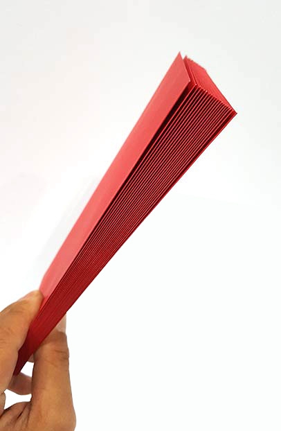 Bao Thư Có Keo No.357 (8.9x17.8cm) - Màu Đỏ