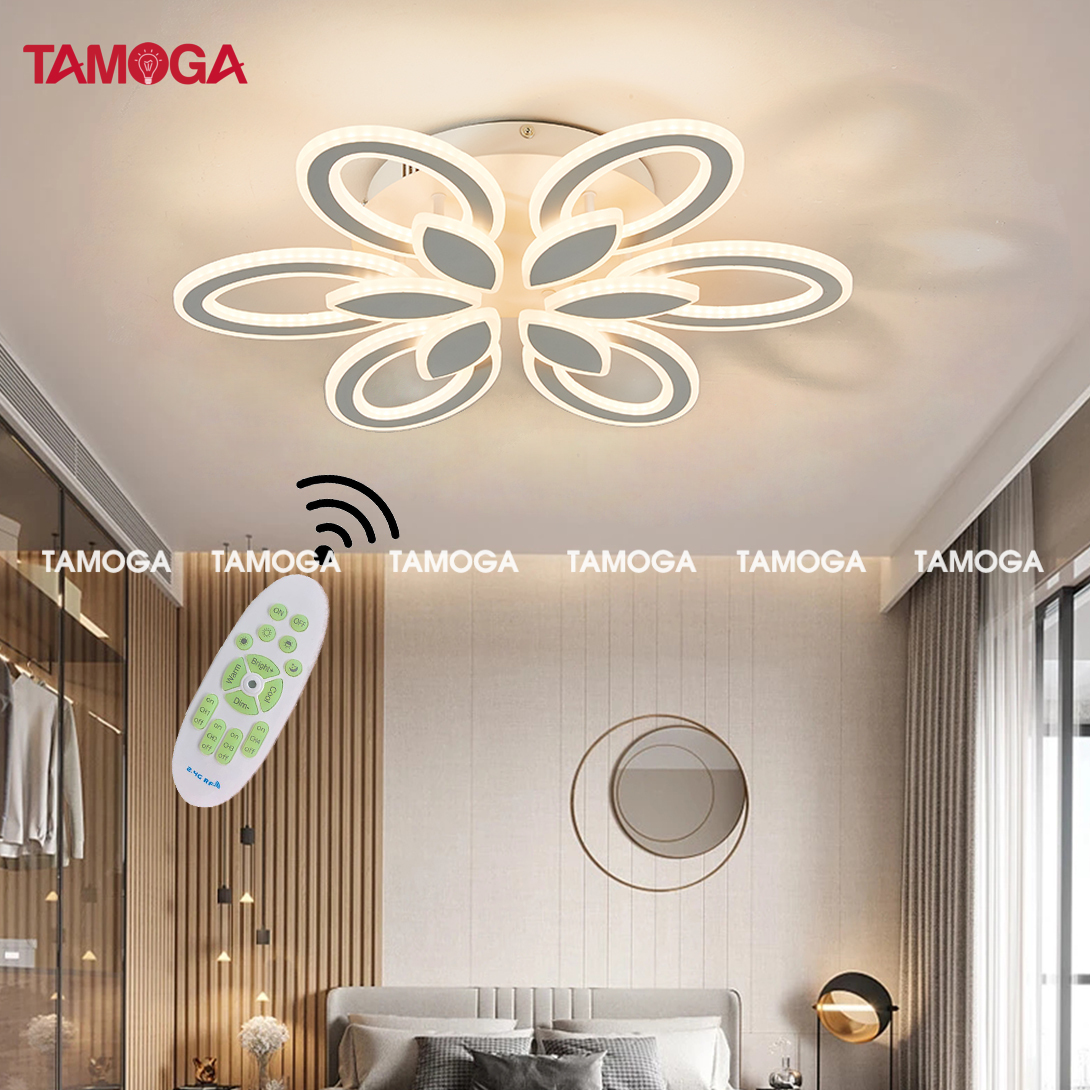 Đèn ốp trần trang trí 6 cánh trang trí TAMOGA OVASER 8822