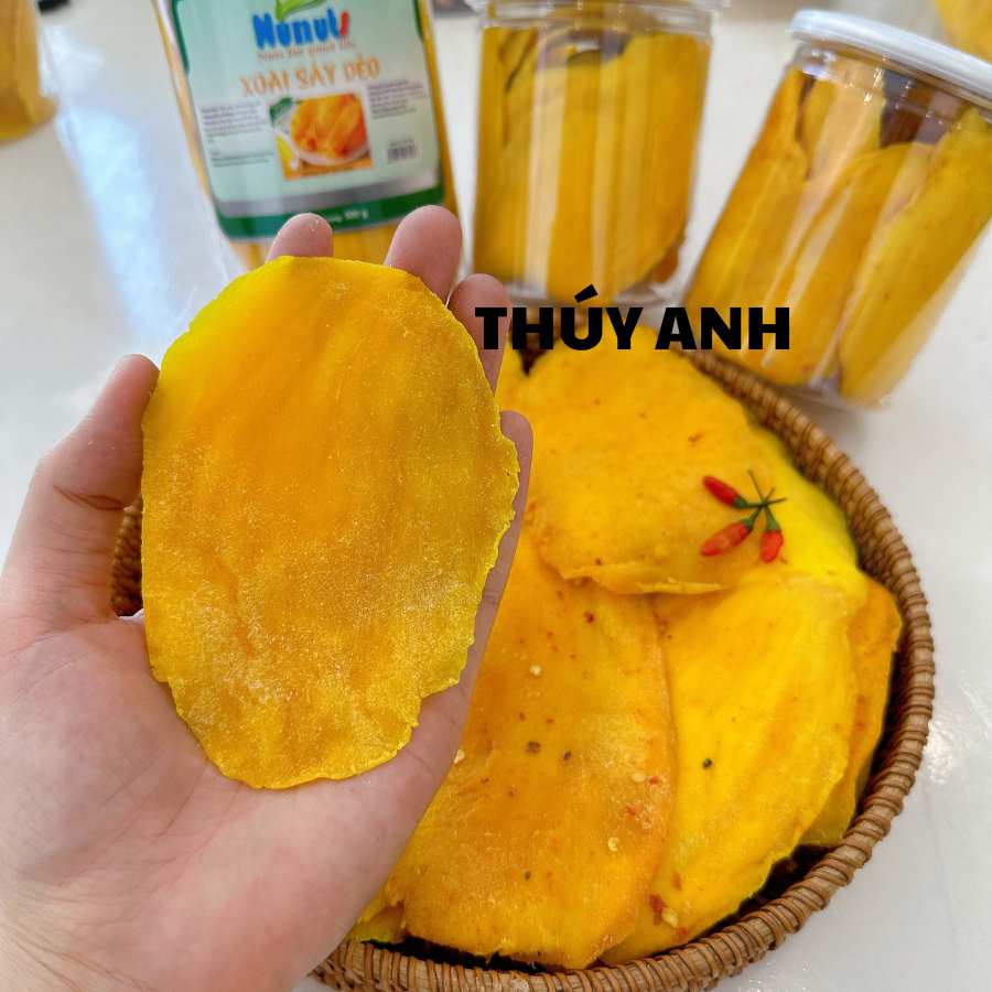 500G XOÀI SẤY DẺO LOẠI A ( VỊ MUỐI ỚT VÀ VỊ NGỌT NGUYÊN BẢN) THỰC PHẨM THÚY ANH