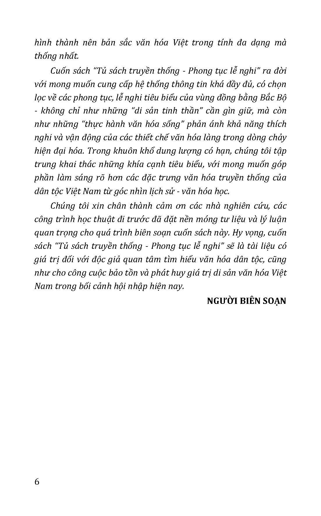Phong Tục Lễ Nghi (Tủ Sách Văn Hoá Việt Nam)
