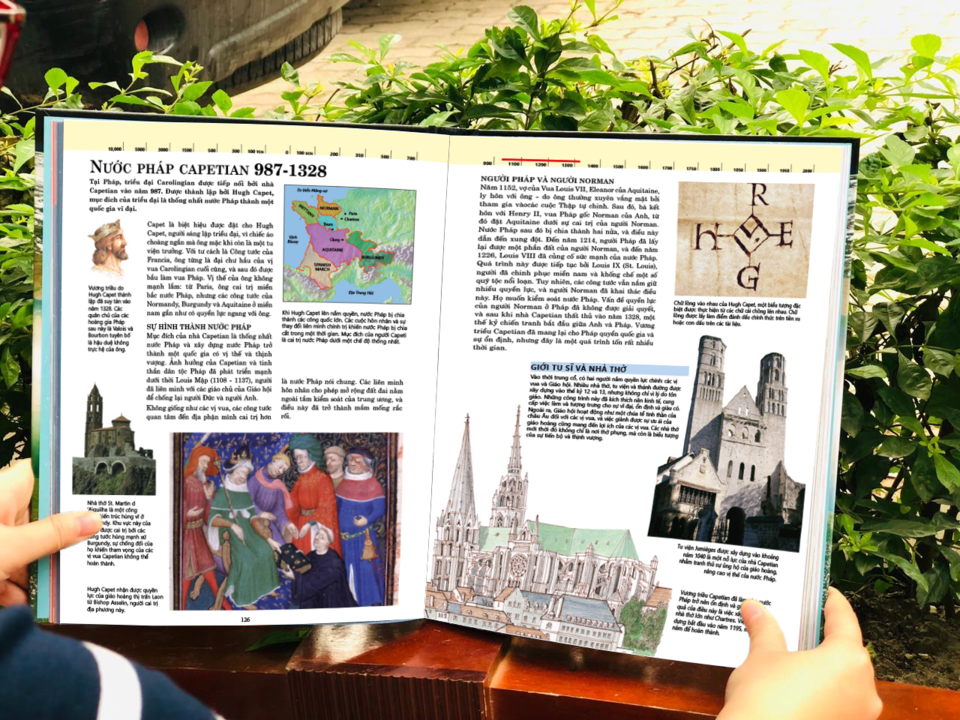 Hình ảnh Combo Sách Sổ tay lịch sử và Bách khoa toàn thư lịch sử ( tập 1, tập 2 ), bộ 3 cuốn, tổng hợp kiến thức lịch sử Việt nam và Thế giới - Á Châu Books