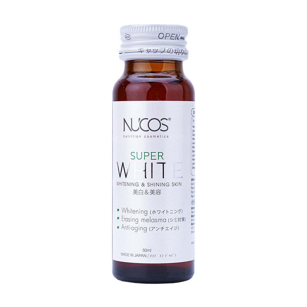 Nước uống Nucos hỗ trợ bổ sung collagen giúp dưỡng trắng và làm sáng da Super White