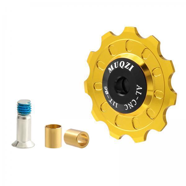 2x Bike  Wheel, Aluminum Alloy  Rear Derailleur Jockey Wheel Rear Derailleur Pulley Bike Accessories