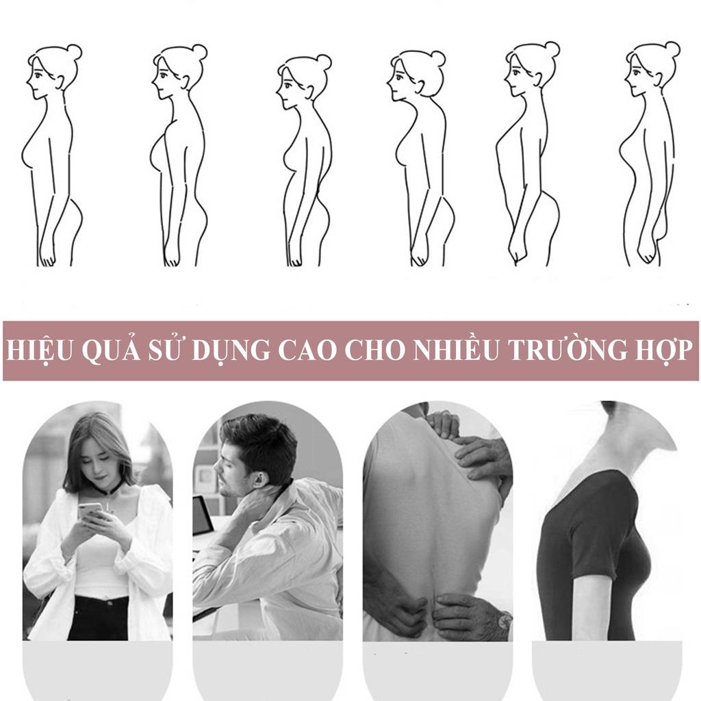 Đai Chống Gù Lưng Nâng Ngực Cho Nữ Cao Cấp Cho Người Lớn Và Trẻ Em Chất Liệu Thun Co Giãn Thoáng Mát Có Bảo Hành