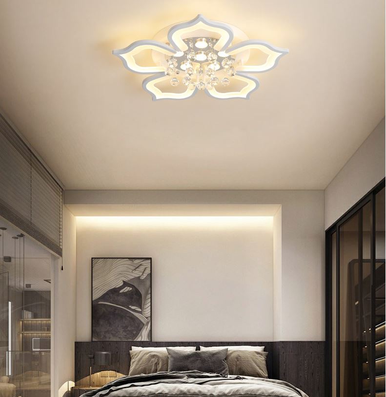 Đèn ốp trần NAVISE 5 cánh hiện đại với 3 chế độ ánh sáng trang trí nội thất hiện đại [ ẢNH THẬT 100%].
