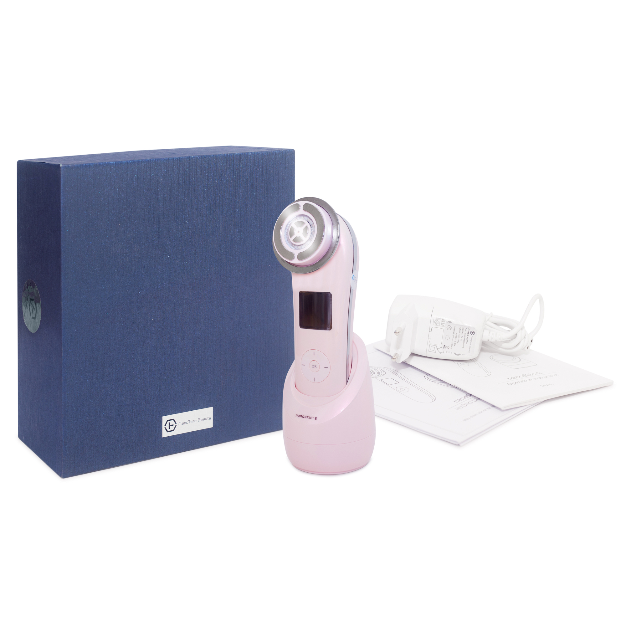 Máy nâng cơ trẻ hoá da 9 in 1 công nghệ Nano Photon RF, EMS , Sóng siêu âm Nanotime BEAUTY F82E tặng mã giảm giá Bảo Hành Chính Hãng