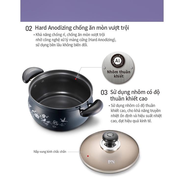 Nồi casserole nhôm hiệu PN FMPT-24C - Hàng chính hãng