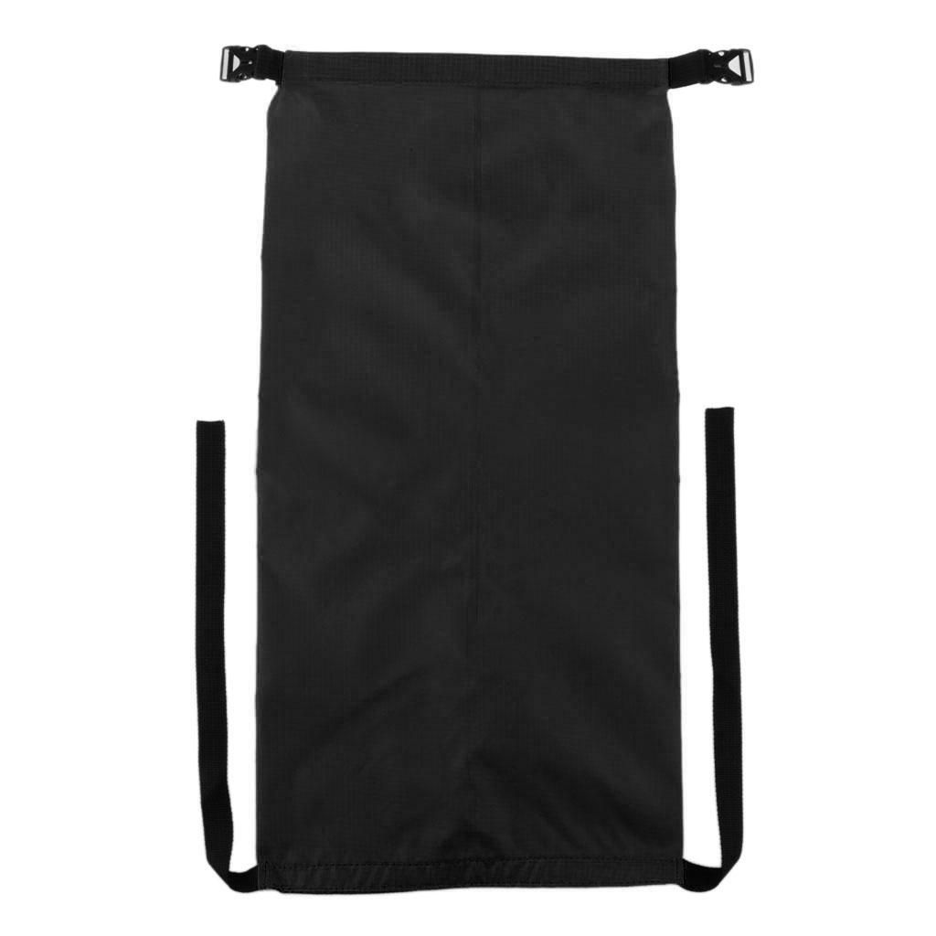 3 Pieces Outdoor Waterproof Dry Bags Storage Stuff Sack - 3 Sizes Black